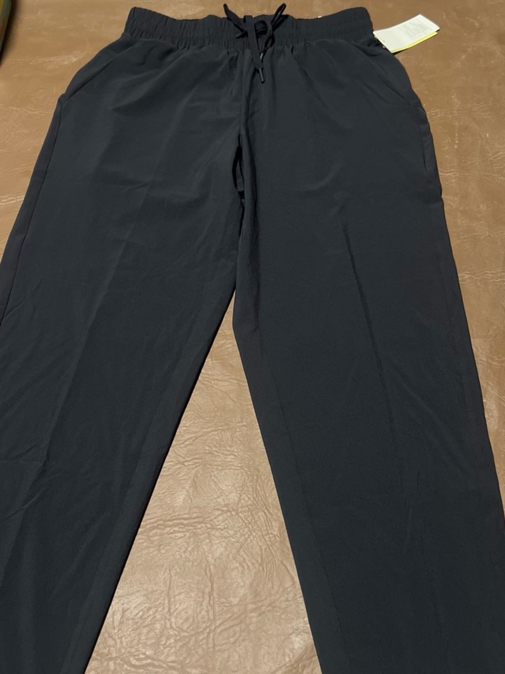 Womens Black Drawstring Pants